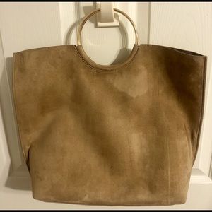 Banana Republic Ring Satchel with strap.